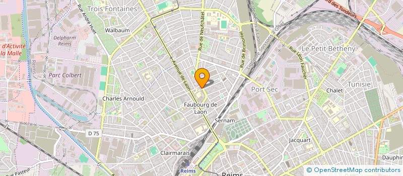 localisation de l'entreprise S & J AUTO SERVICES  REIMS