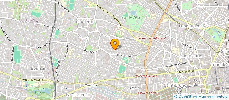 localisation de l'entreprise S&J CARRIERES à BORDEAUX