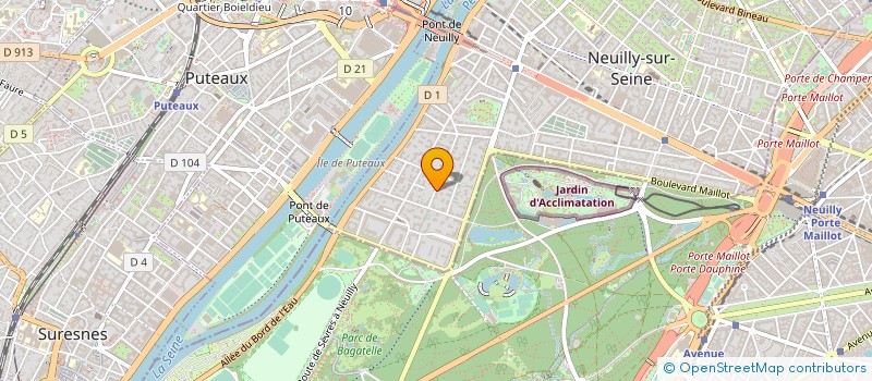 localisation de l'entreprise S&J CONSULTING à NEUILLY-SUR-SEINE
