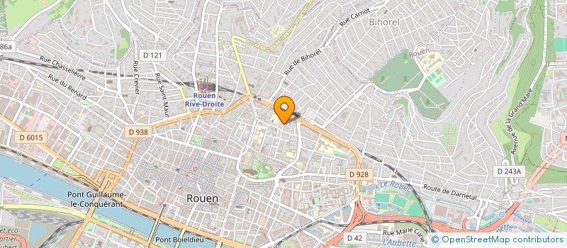 localisation de l'entreprise S & J COURTAGE à ROUEN