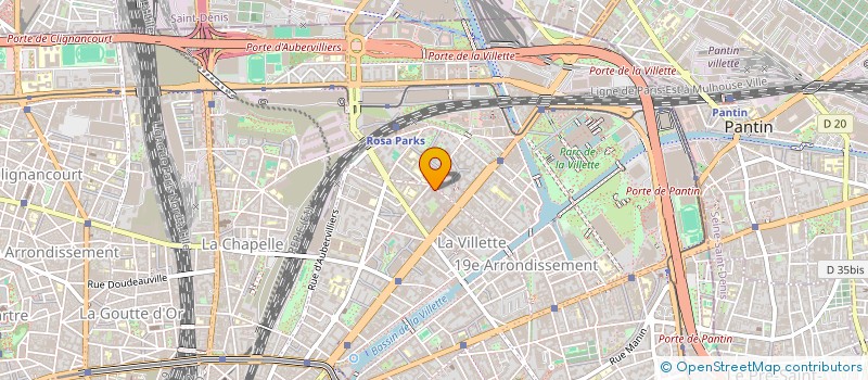 localisation de l'entreprise S-J-D  PARIS