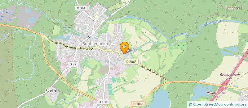 localisation de l'entreprise S.J. DIEBOLD  SOUFFLENHEIM