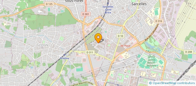 localisation de l'entreprise S&J FOODS  GROSLAY