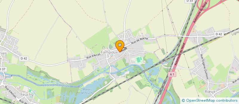 localisation de l'entreprise S.J. MARQUIS  PLOUVAIN