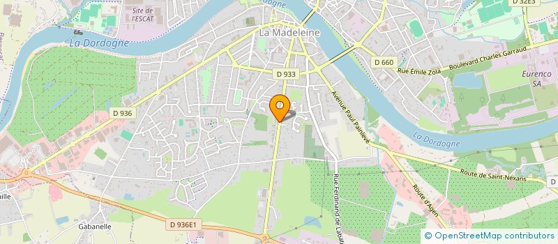 localisation de l'entreprise S.J.P  CREYSSE