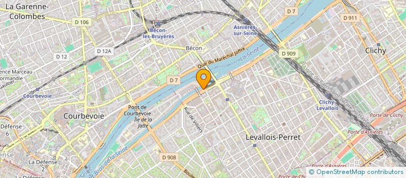 localisation de l'entreprise S.J.R. à LEVALLOIS-PERRET
