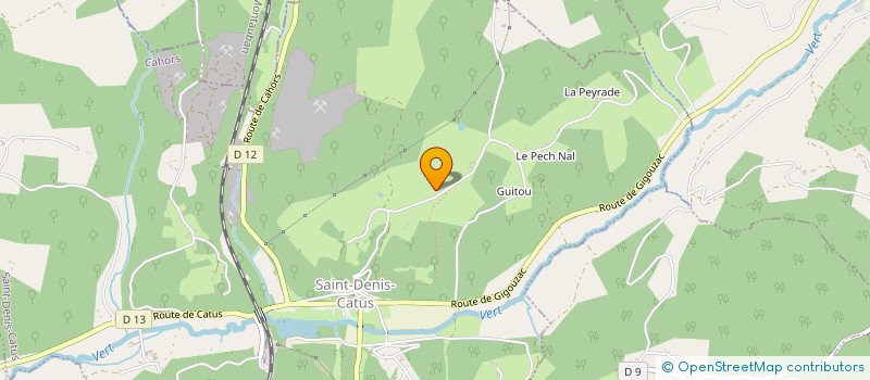 localisation de l'entreprise S J T P  CATUS