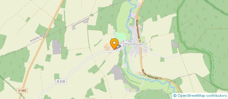 localisation de l'entreprise S.J.Y. DE CHASSINEL  PUITS