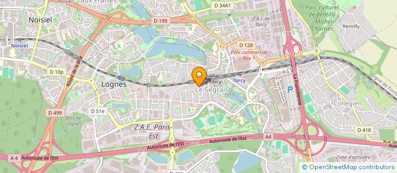 localisation de l'entreprise S.K. à LOGNES