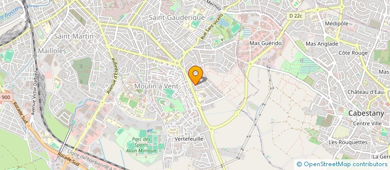 localisation de l'entreprise S.K. BATIMENTS  PERPIGNAN