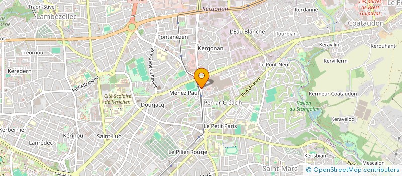 localisation de l'entreprise S K BEAUTE à BREST