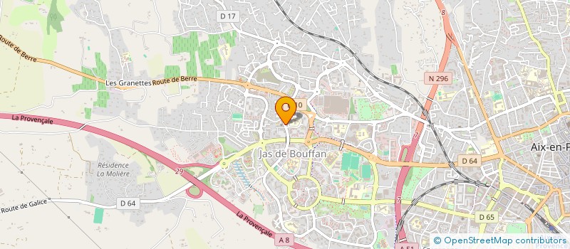 localisation de l'entreprise S.K.M. à AIX EN PROVENCE
