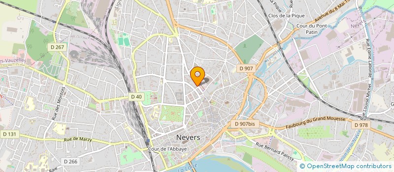 localisation de l'entreprise S.K. MARIE à NEVERS