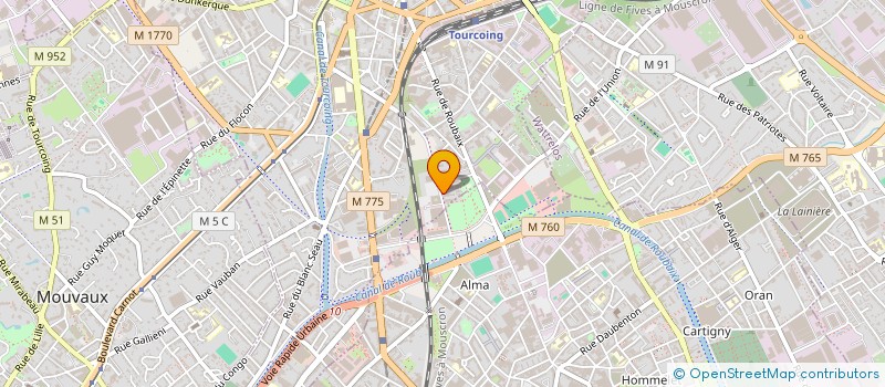 localisation de l'entreprise S&K SAS  TOURCOING