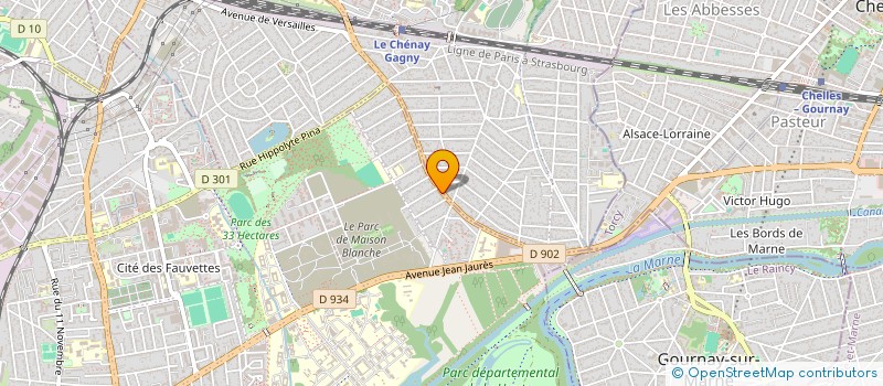 localisation de l'entreprise S.K.V à NEUILLY-SUR-MARNE