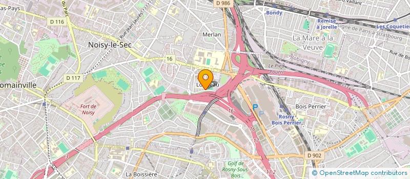 localisation de l'entreprise S.K.Y HOLDING à NOISY-LE-SEC