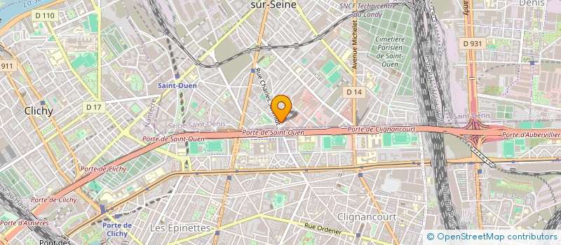 localisation de l'entreprise S-KAL RECORDS à SAINT-OUEN-SUR-SEINE