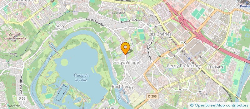 localisation de l'entreprise S-KEIDGI  CERGY