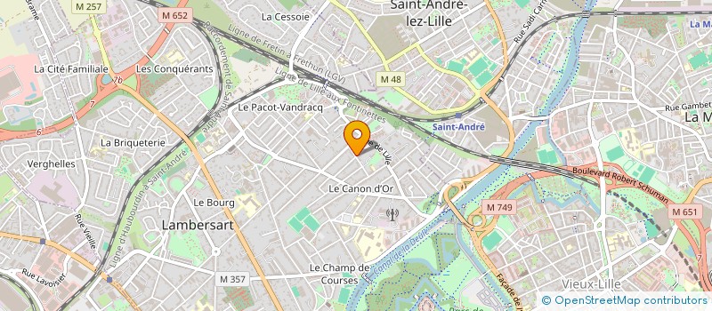 localisation de l'entreprise S'KISS à LAMBERSART