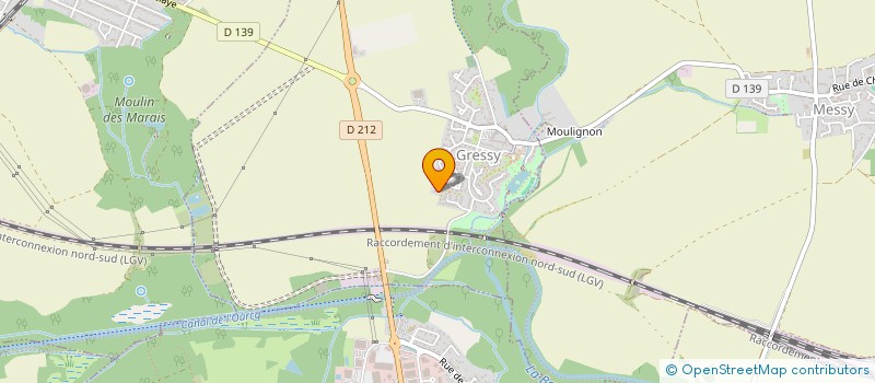 localisation de l'entreprise S L 140  GRESSY