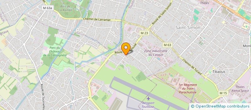 localisation de l'entreprise S L  CUGNAUX