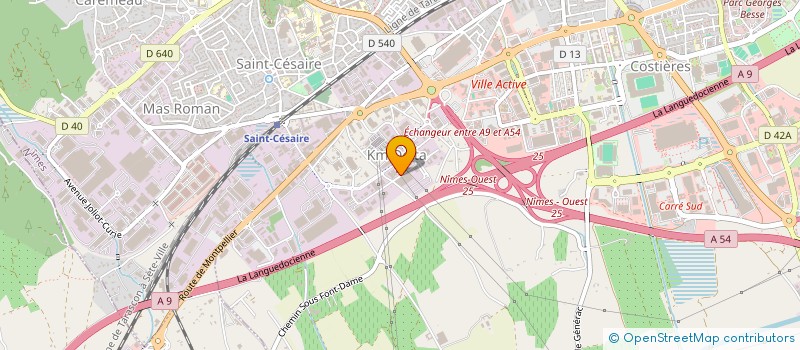 localisation de l'entreprise S.L  NIMES