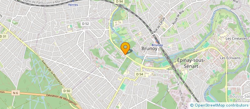 localisation de l'entreprise S&L  BRUNOY