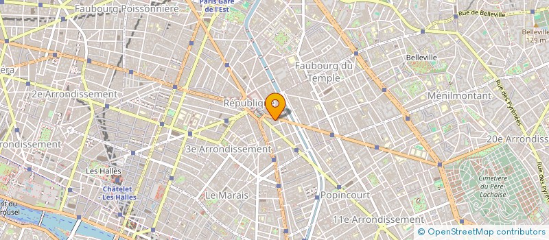 localisation de l'entreprise S.L.A  PARIS