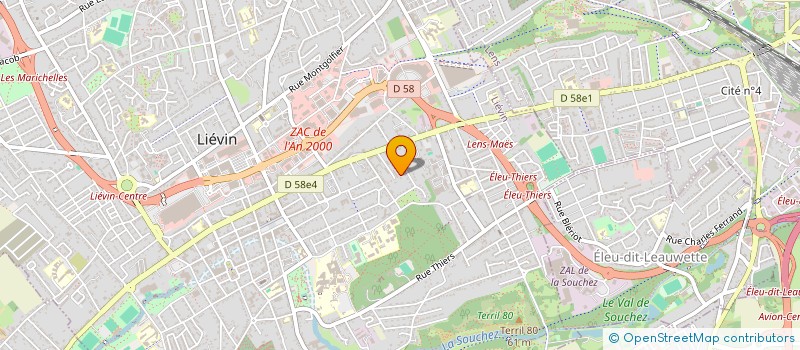 localisation de l'entreprise S.L.A.  LIEVIN