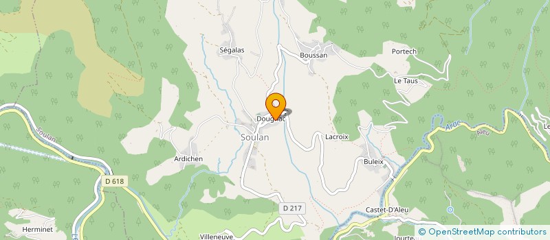 localisation de l'entreprise S L A C à SOULAN