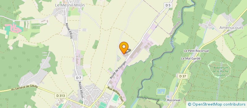 localisation de l'entreprise S.L.A.J.  GASNY