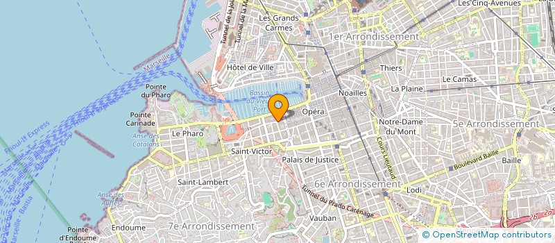 localisation de l'entreprise S L A P à MARSEILLE