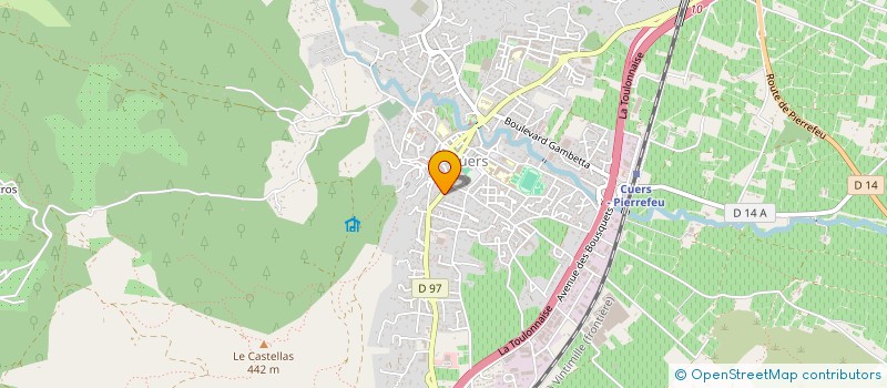 localisation de l'entreprise S.L.A PROPRETE  CUERS