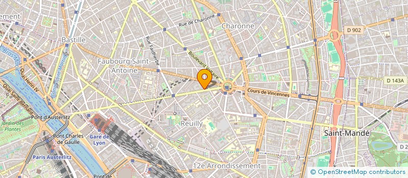 localisation de l'entreprise S.L.AP SCE LOGEMENT ADMINITRATION PARIS  PARIS