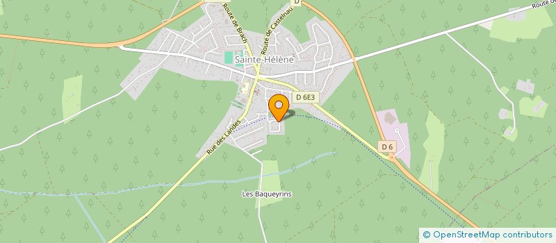 localisation de l'entreprise S&L AQUITAINE  SAINTE-HELENE