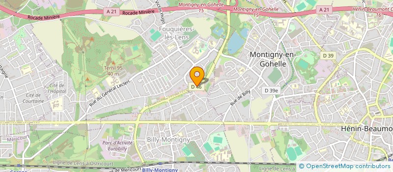 localisation de l'entreprise S.L AUTOMOBILE  FOUQUIERES-LES-LENS