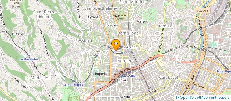localisation de l'entreprise S L B à NICE