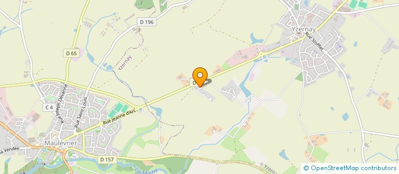 localisation de l'entreprise S.L.B.  YZERNAY