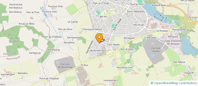 localisation de l'entreprise S L B A  SAINT-RENAN