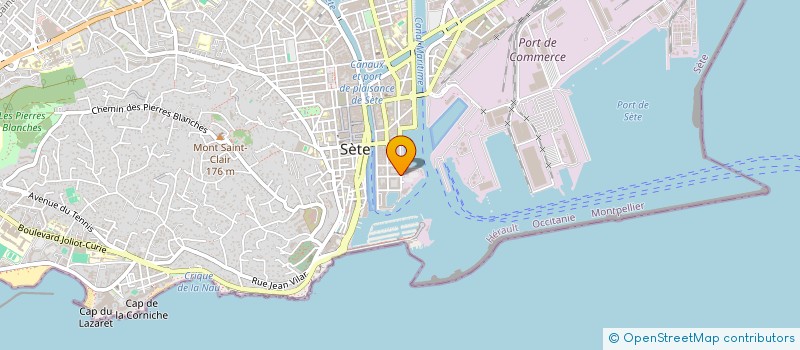 localisation de l'entreprise S.L.B.G.  SETE