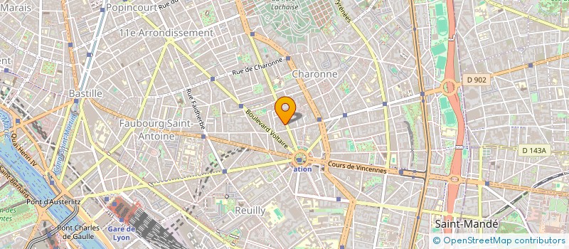 localisation de l'entreprise S.L.B INTERNATIONAL  PARIS