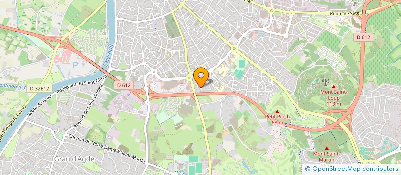 localisation de l'entreprise S.L.C.  AGDE