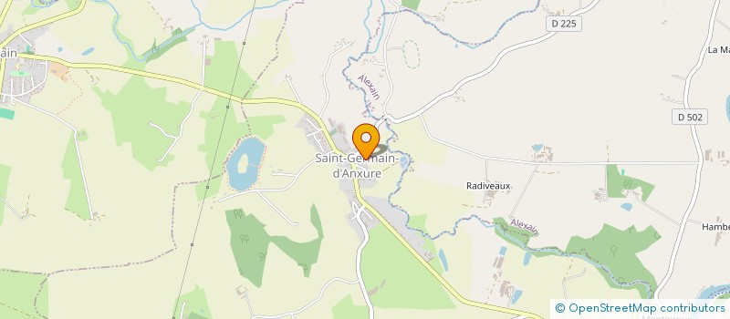 localisation de l'entreprise S.L.C.M.  SAINT-GERMAIN-D'ANXURE