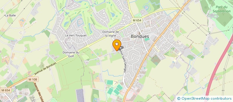 localisation de l'entreprise S.L. DISTRIBUTION  BONDUES