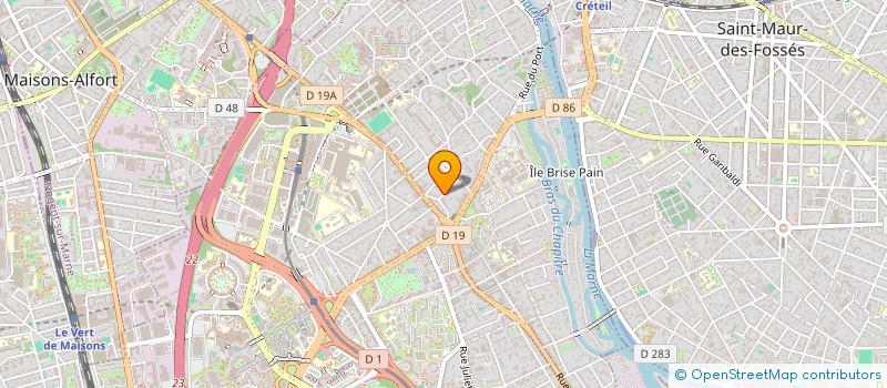 localisation de l'entreprise S.L.E. ASSAINISSEMENT à CRETEIL