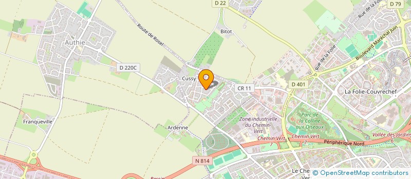 localisation de l'entreprise S.L.E.M.  SAINT-GERMAIN-LA-BLANCHE-HERBE