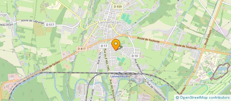 localisation de l'entreprise S&L ESTATE  LANNEMEZAN