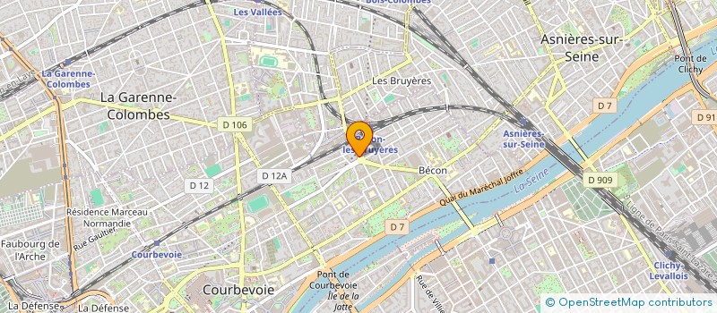 localisation de l'entreprise S L FINANCE à COURBEVOIE