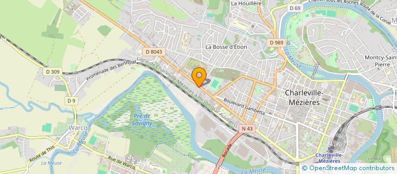 localisation de l'entreprise S.L GROUPE  CHARLEVILLE-MEZIERES