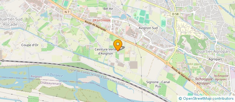 localisation de l'entreprise S L H CONSULTANTS  AVIGNON